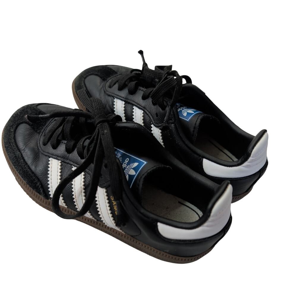 Adidas Classic Sambas, Black and White, Size Kids 11